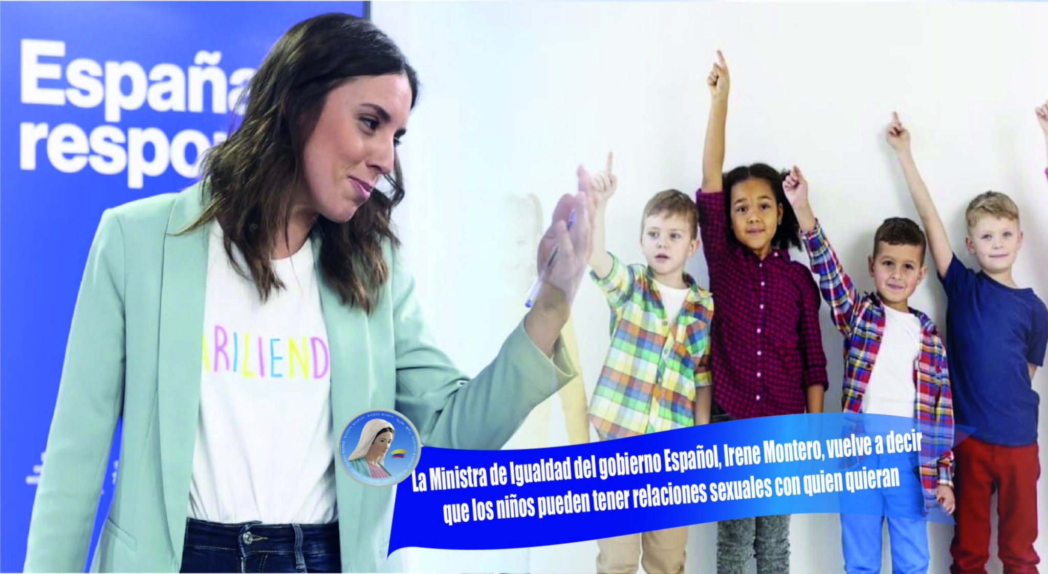 La Ministra De Igualdad Del Gobierno Español Irene Montero Vuelve A Decir Que Los Niños Pueden 7753