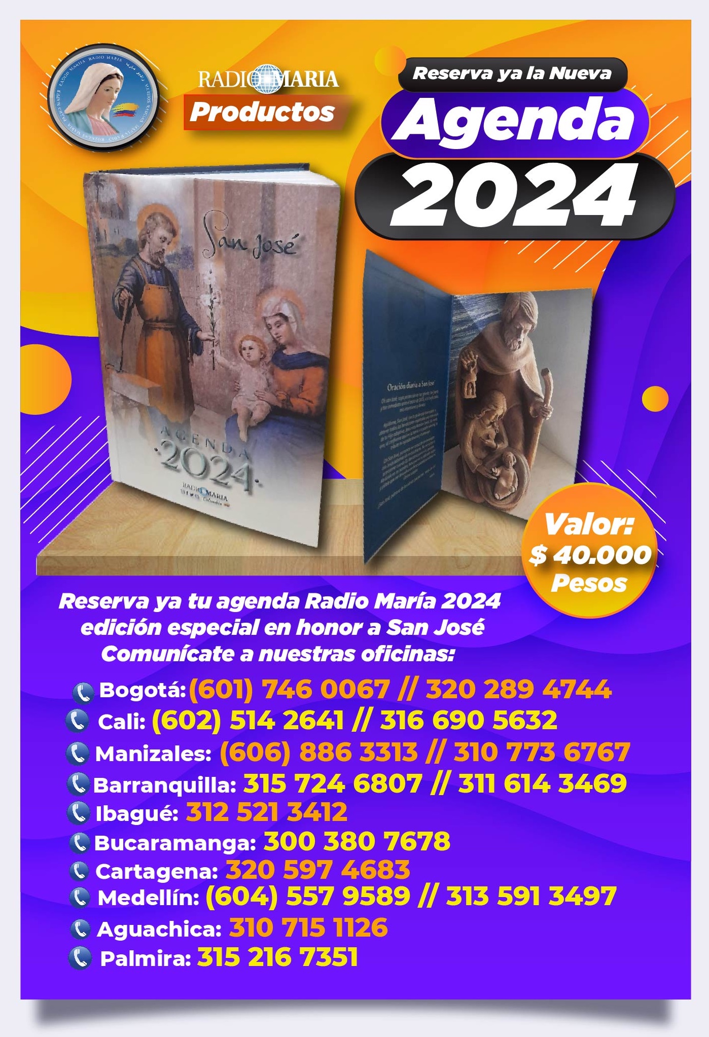 flyer-agenda-Radio-Maria-2024