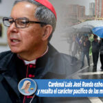 Cardenal Luis José Rueda exhorta al diálogo y resalta el carácter pacífico de las marchas en Colombia